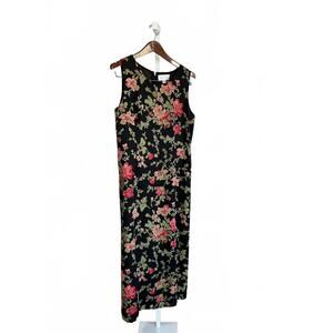 Annex Casual Corner Sleeveless Classic, Casual Floral Maxi Dress S12